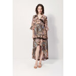 Robe longue rose et noir Robe longue rose et noir