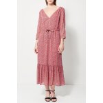 Robe longue rouge et blanc Robe longue rouge et blanc