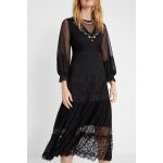 Robe midi bi - matire noir