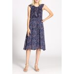 Robe midi bleu et vieux rose Robe midi bleu et vieux rose
