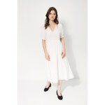 Robe midi ecru Robe midi ecru