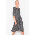 Robe midi à motifs léopard Robe midi à motifs léopard
