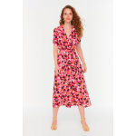 Robe midi en viscose