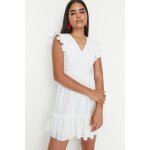Robe patineuse blanc
