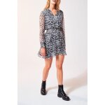 Robe patineuse blanc et noir Robe patineuse blanc et noir