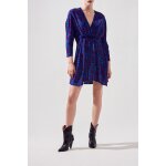 Robe patineuse carmen fuchsia et noir