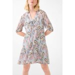 Robe patineuse ciel et rose