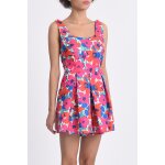 Robe patineuse fuchsia