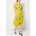 Robe patineuse jaune et rose Robe patineuse jaune et rose