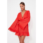 Robe patineuse rouge