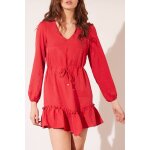 Robe patineuse tropy rouge
