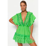 Robe patineuse vert