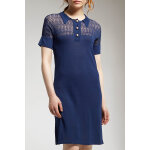 Robe polo bi - matire soceau bleu nuit