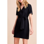 Robe polo noir - one step femme