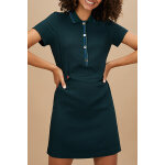 Robe polo vert fonc - icode