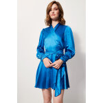 Robe portefeuille bleu