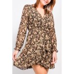 Robe portefeuille  manches longues