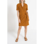 Robe portefeuille marron - i. code