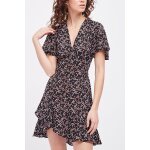Robe portefeuille noir Robe portefeuille noir