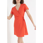 Robe portefeuille orange - i. code