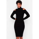 Robe pull avec découpes Robe pull avec découpes