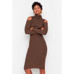 Robe pull avec découpes Robe pull avec découpes
