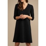 Robe pull en m�rinos olympe noir chin�