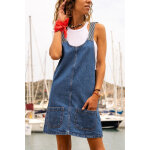 Robe - salopette en jean bleu Robe - salopette en jean bleu