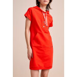 Robe sweat � capuche corail - one step femme