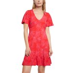 Robe taille basse rouge et rose Robe taille basse rouge et rose