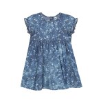 Robe tie and dye bleu marine