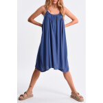 Robe trapze indigo