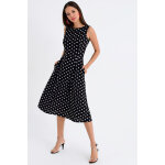 Robe trapze noir et blanc