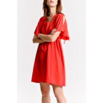 Robe trap�ze rouge