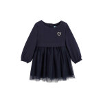 Robe trompe - l??il bleu marine - obabi
