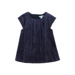 Robe en velours bleu nuit - obaïbi Robe en velours bleu nuit - obaïbi