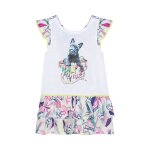 Robe volant�e blanc