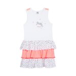 Robe volant�e blanc