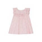 Robe volant�e blanc et rose - absorba