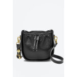Sac bandoulire 2 en 1 en cuirpalmer - noir