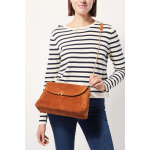 Sac bandouli�re en cuir anabel cognac