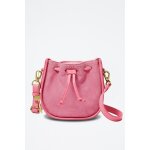 Sac bandoulire en cuir rose