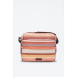 Sac bandoulire mila orange et beige - fossil