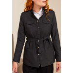 Saharienne anthracite chin� - one step femme