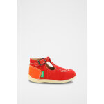 Salomés en nubuck bonbek - 2 rouge et orange Salomés en nubuck bonbek - 2 rouge et orange