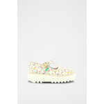 Salomés plateformes en cuir kickoustrap - blanc Salomés plateformes en cuir kickoustrap - blanc