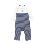 Salopette et body bleu marine - obaïbi Salopette et body bleu marine - obaïbi