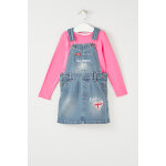 Salopette et t - shirt rose - lee cooper