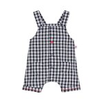 Salopette short noir et blanc - absorba