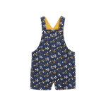 Salopette - short en velours bleu marine - obaïbi Salopette - short en velours bleu marine - obaïbi